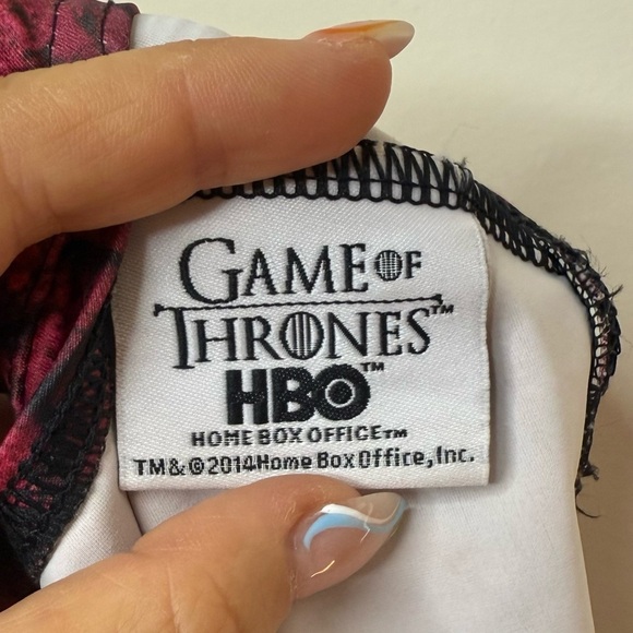 BLACKMILK Drogon Dragon Egg Pink GoT Deep V Halter Tie Vegas Bodysuit Swimsuit - Picture 6 of 8